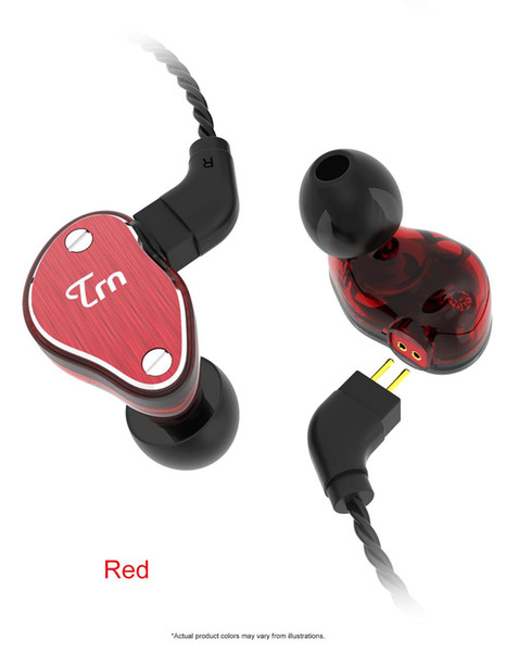 2019 TRN V60 1BA+2DD Hybrid In Ear Earphone HIFI DJ Monito Running Sport Earphone Earplug Headset With 2PIN Detachable TRN V20