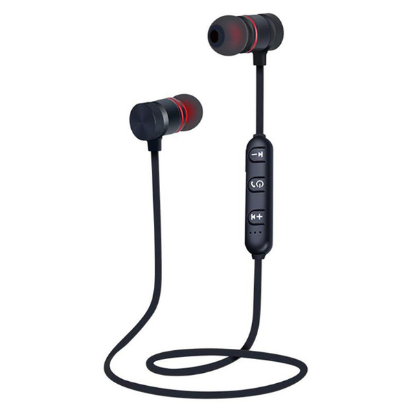 Bluetooth Headset XT-6 Magnetic Wireless Sports Headphones Stereo BT 4.1 with Microphone Headset for iOS Android