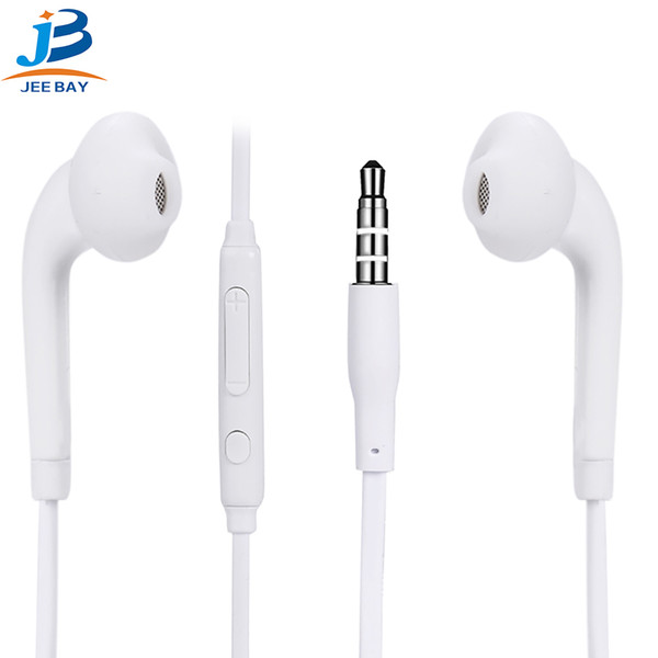 Good Quality 3.5mm S6 Earphones For S7 S6 edge Headphone High Quality In Ear Headset Mic Volume Control With wholesale