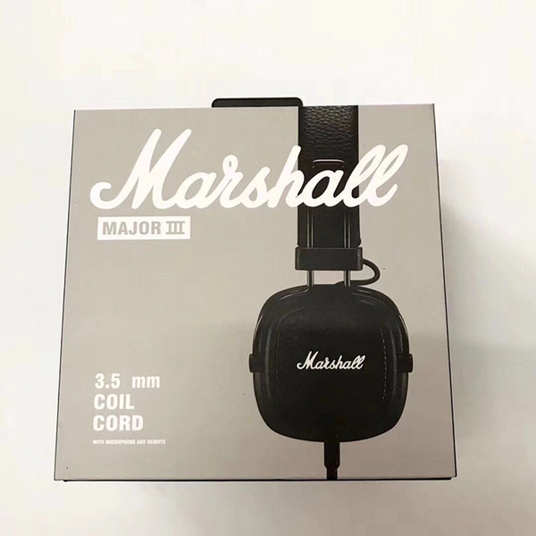 Marshall Major III Foldable Headphone Rechargeable Stereo Noise Cancelling Music Headphones Gaming Headset for mobile Phone