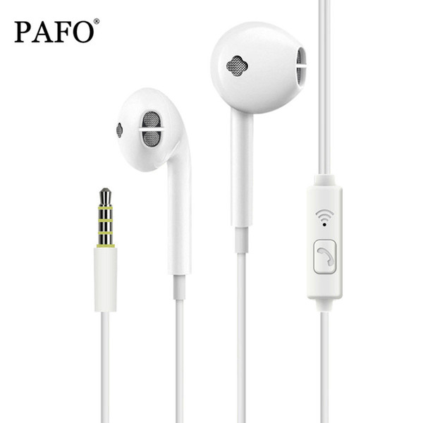 PAFO Earphone With Mic Super Bass Music DJ Gaming Headset For Iphone Xiaomi Samsung Huawei fone de ouvido Universal In-Ear Earbuds #2