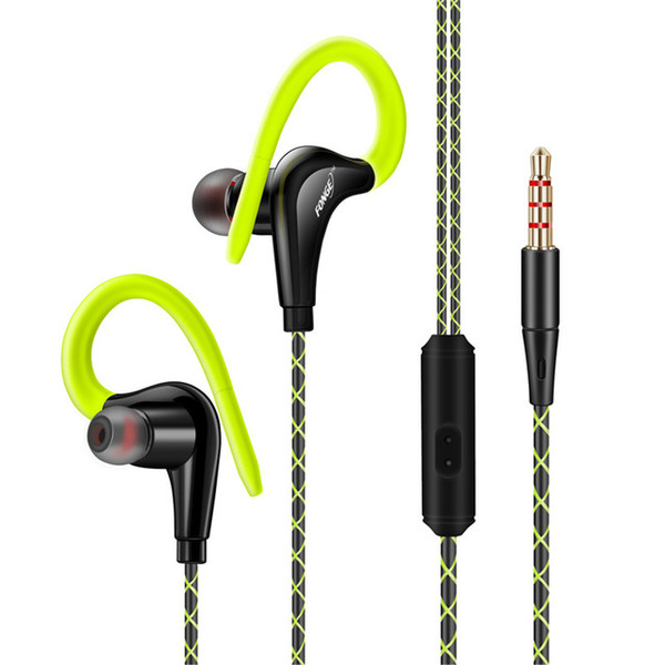 New design S760 high quality inear handfree stereo sports real super bass earphone sweatproof music headset with microphone for samsung