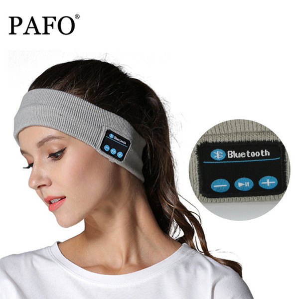 Wireless Bluetooth Earphone Knitting Music Headband Headset Mic Headphone For Running Yoga Gym Sleep Sports Earpiece#2