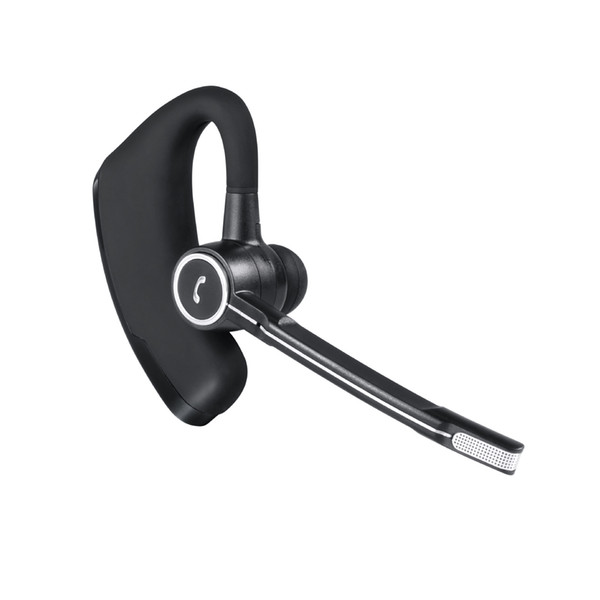 V8S Business Stereo Bluetooth Headset Wireless Noice Cancelling and One Tow Two Earohone Voice alarm number Car Headset