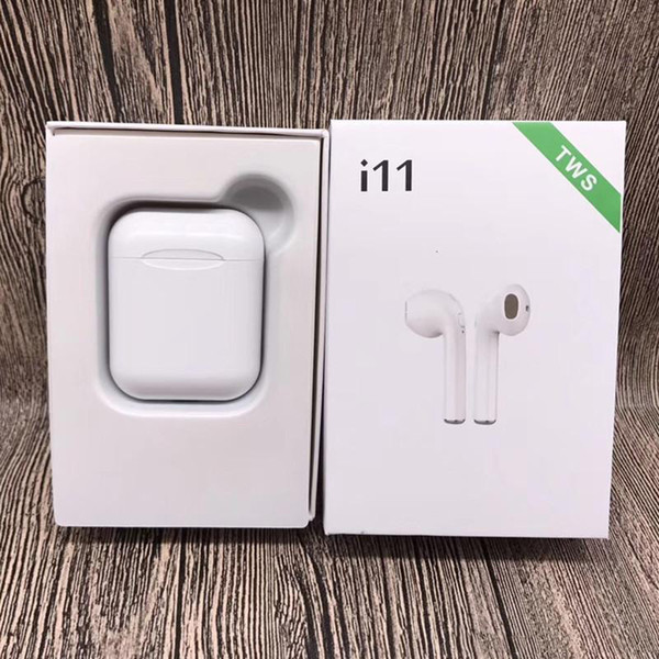 I11 Bluetooth Headset 5.0 TWS Mini Wireless headset Sports dual earphone Charging bin for Iphone samusng with box Z168