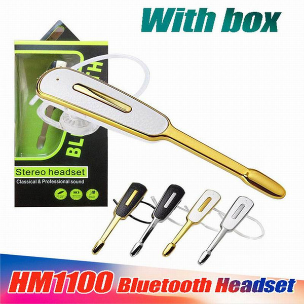 New HM1000 stereo bluetooth earphone wireless music headset business handsfree auriculares fone de ouvido for smartphone free shipping