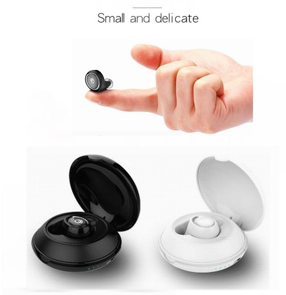 New arrival A5/A5-Plus CSR 4.1 wireless bluetooth headset super long standby mini concealed 40hours music Mini earphone with charging box