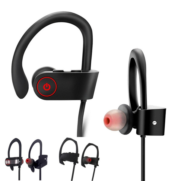 DXVROC Bluetooth Headphones Headset Mic Earphones Wireless Sports Headphone IPX7 Sweatproof Heavy Bass Stereo Headset Earphone