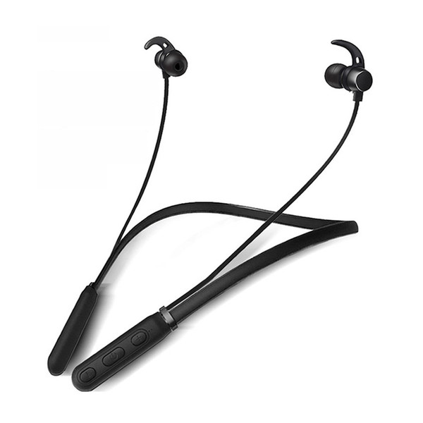 2019 Wholesale Bluetooth Bass Earbuds 200H Standby Wireless Headphones Stereo Sound Neckband Headsets BT In-Ear with Microphone for sports