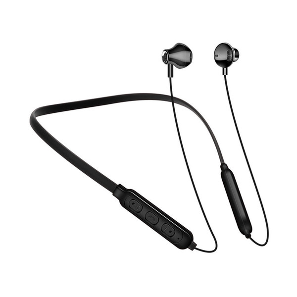 Sports Bluetooth Bass Wireless TF SD Card Sweatproof Headphones Stereo Sound Neckband Headsets BT In-Ear Earphones with Mic for phone