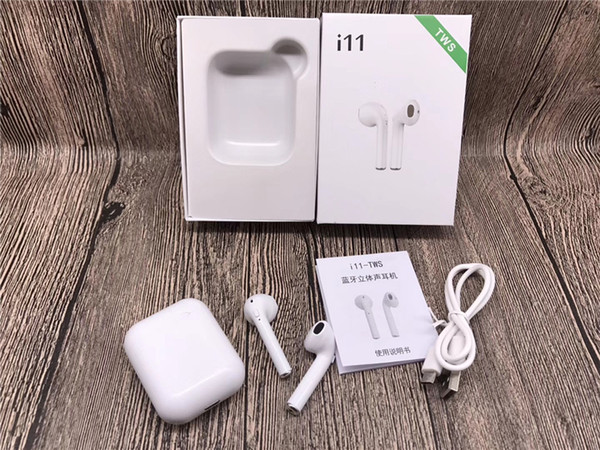 New i11 TWS Air pods Wireless Stereo Earbuds i11 Ear Pods Better Than i12 i7S i9s Tws i10 Tws for iPhone XS