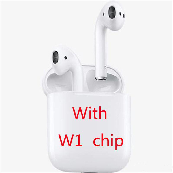 W1 Version For Airpods TWS Bluetooth Earphones Wireless Earbuds Activate Siri Support Touch Control for iPhone Samsung PK As Original