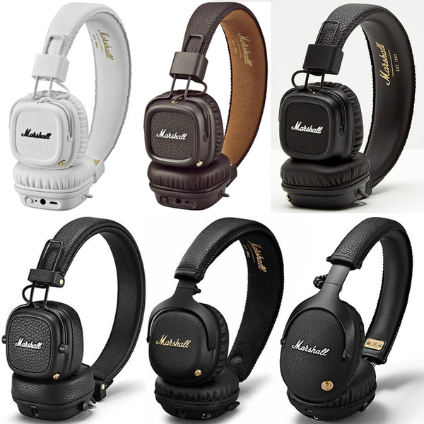 Hight Quality Marshall Headphones of MAJOR I/II/III/MID/ANC/MONITOR/MODE/EQ Wired Wireless Bluetooth On ear Headphones STOCKWEL Speaker