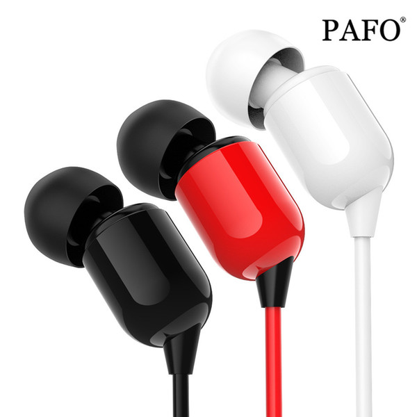 PAFO Earphone Monitor Headphones With Long Wire 300cm 3.5mm Gilded HiFi Stereo Universal Auricular For iPhone Xiaomi Computer gaming headset