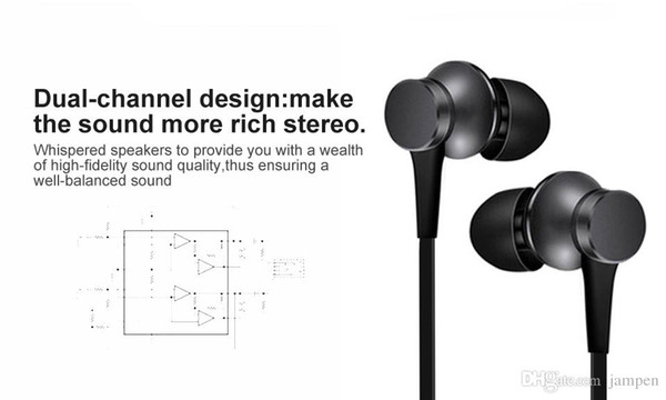 Original Mi Piston Earphone Newest FOR Xiaomi Fresh Edition Basic Version Earphone In Stock with Mic for Samsung for Xiaomi