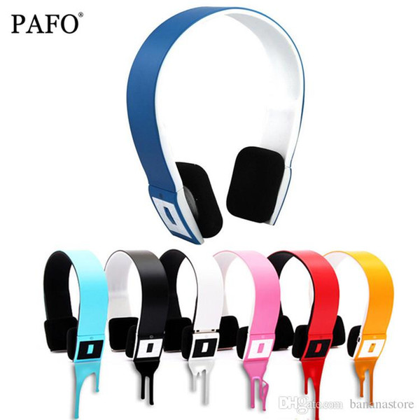 PAFO Stereo Handsfree Casque Audio Bluetooth Headset Earphone Cordless Wireless Headphone for Computer PC Mobile phone