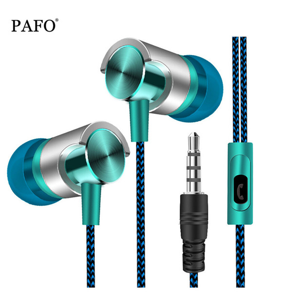 Universal 3.5mm In-Ear Stereo Earbuds Earphone Super Bass Stereo Music Headset With Mic For Cell Phone