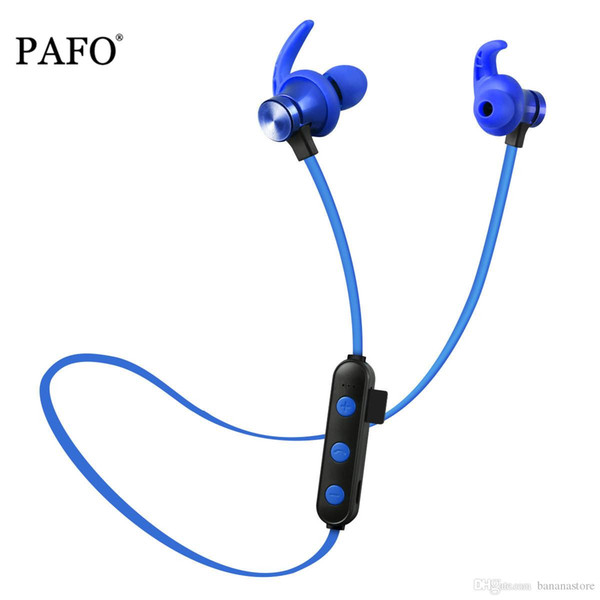 PAFO wireless headphone bluetooth earphone headsets for samsung galaxy phone sport stereo with memory/SD/TF card slot mic DHL Free Shipping