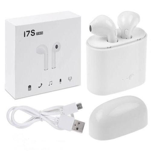 I7S TWS Earbuds Ture Wireless Bluetooth Double Earphones Twins Earpieces Stereo Music Headset Headphone For Apple iphone Android