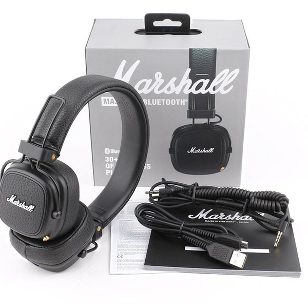 Marshall Major III Bluetooth headphones With Deep Bass Hi-Fi DJ Headset Professional Marshall Major 3.0 headphones bluetooth headsets