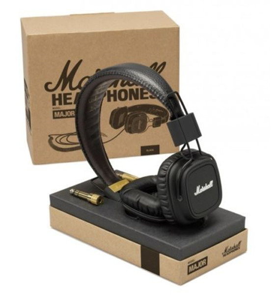 Marshall Major Headphones With Mic Deep Bass DJ Hi-Fi Headphone HiFi Headset Professional DJ Monitor Headphone With Retail Package