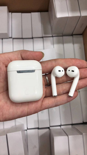 2019 Hot sale Bluetooth Double in ear Earphone Headset as SuperCopy AirPods works Touch, Voice Control, Original 1:1 quality A+ headphones