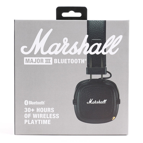 Marshall Major III 3.0 Bluetooth headphone With Mic Deep Bass Hi-Fi DJ Headset Wireless Major 3 Professional Retail box Flydream