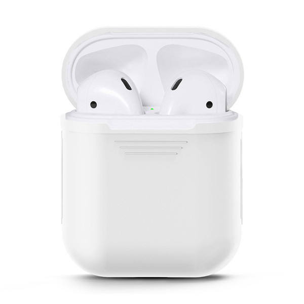 Bluetooth Headsets Earbuds Full Protective Case for Apple Airpods Wireless Bluetooth Headphones Earbuds Earphones Silicone Earphone Case