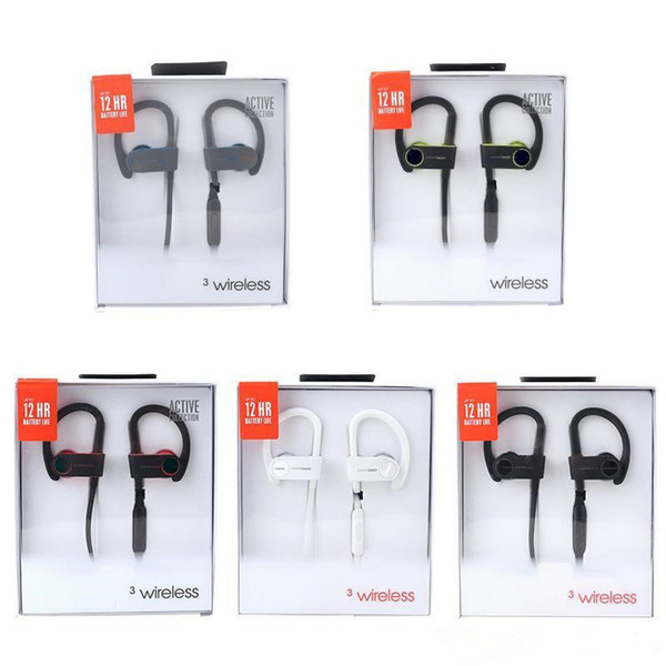 High Quality 3.0 Wireless Bluetooth Earphone PB3 Outdoor Earphones Ear Hook Running Bluetooth Headphones B logo Headsets Earbuds 2018 Newest