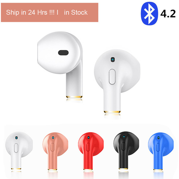 Mini I8X Bluetooth V4.2 headset Sports Music Headset 3D Stereo Smart in-ear Headphone for IPhone x xs Samsung xiaomi pods single earphone