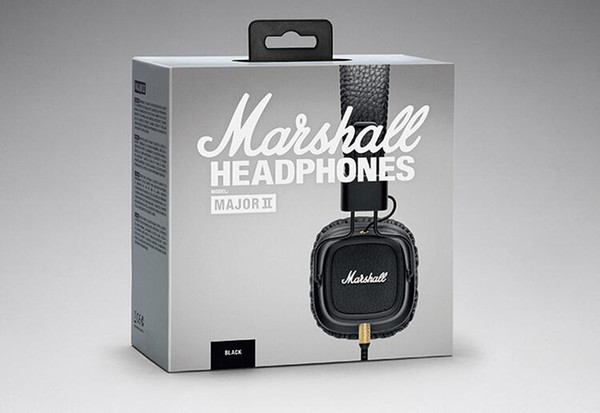 Marshall Major II 2 headphones With Mic Deep Bass DJ Hi-Fi Headphone HiFi Headset Professional For Iphone Xs XR X 8 Plus Note8 S9+