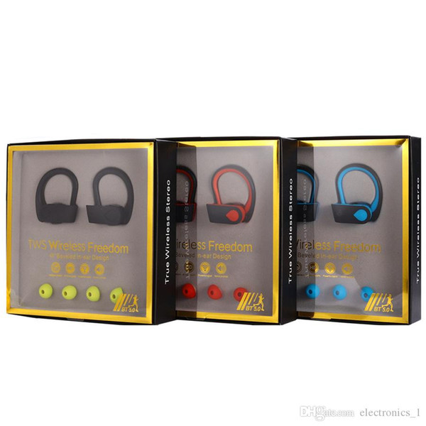 Bluetooth TWS W3 dual ear wireless headphone bluetooth ear hanging real stereo 5.0 bass hanging ear bluetooth headset