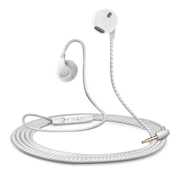 Earphone with Microphone Box HD HiFi In Ear Monitor Bass Stereo Earbud For Iphone Samsung MP3