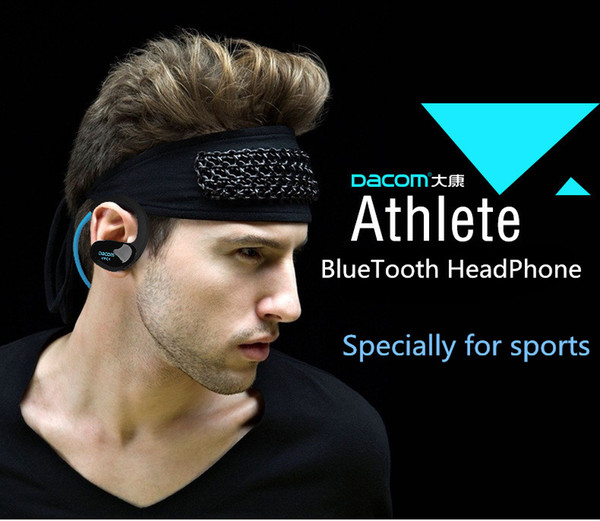 Wholesale price Dacom Cheetah 4.1 Bluetooth Headset Headphones Wireless Headphone Microphone AptX Sport Earphone for iPhone Android Phone