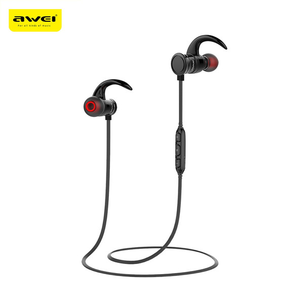 Awei AK5 Waterproof Magic Magnet Attraction Bluetooth 4.1 Sports Earphone Neckband with Microphone On-ear Control