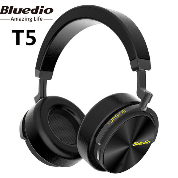 Bluedio T5 Headphone Headband Active Noise Cancelling Wireless Bluetooth Headphones Portable Headset with mic sound Headphones