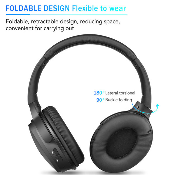 Origin high quality HK02 Wireless bluetooth Headphones Foldable stereo sounds gaming headsets wireless earbuds for Android ISO with Mic TF