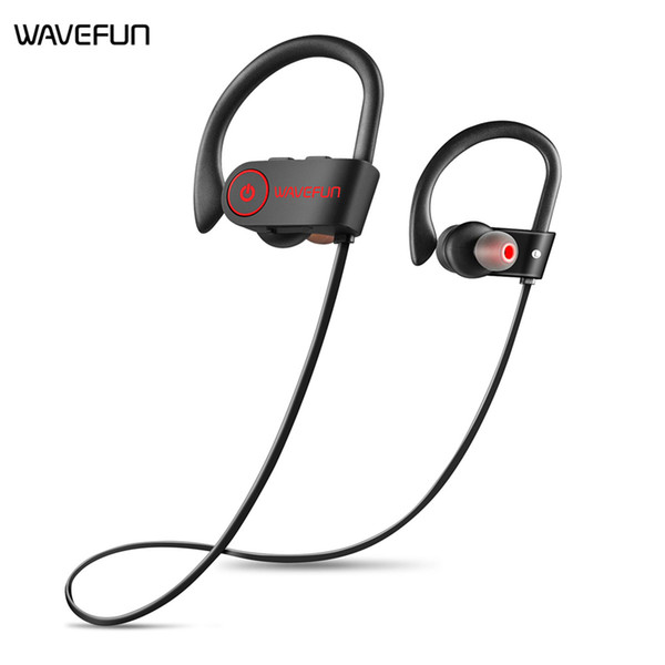 New Arrival Wavefun bluetooth headphones IPX7 waterproof wireless headphone sports bass bluetooth earphone with mic for phone iPhone xiaomi