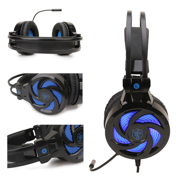 wired Gaming Headphone headsets Sport Headset for PC XBOX ONE PS4 Pro Switch Headset headphone Deep Bass Stereo Earbuds With Mic free ship