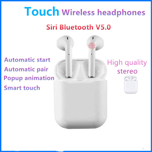 i11 TWS wireless headphones Touch popover V5.0 earphones binaural stereo high quality call support Siri startup factory direct sale