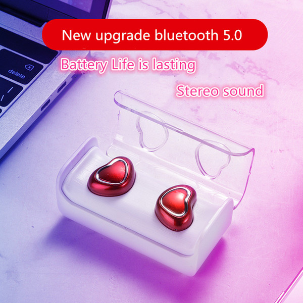 TWS headphones wireless Bluetooth Earphones with Charging Box high Quality invisible mini bilateral stereo Earbuds V 5.0 Factory direct sale