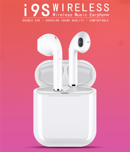 TWS I9S TWS Wireless Earphone Portable Bluetooth 5.0 Headset Invisible Earbud for IPhone X 8 7 Plus For Samsung Mobile Android Phones