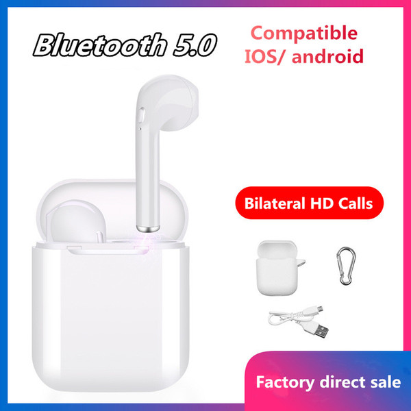 TWS I9S TWS Wireless Earphone Portable Bluetooth 5.0 Headset Mini Invisible Earbud 3D Stereo Smart in-ear for IPhone x Samsung xiaomi pods