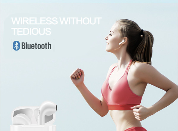 I9S TWS Wireless Earphone Portable Bluetooth Headset Invisible Earbud for iPX 8 7 Mobile Air earphone pods Headphone