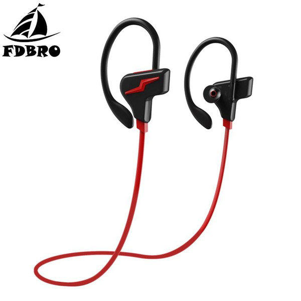 FDBRO Sports Bluetooth Headphones Waterproof Stereo Wireless Earphones With Mic Noise-cancelling HIFI Earbuds Gaming Earphone Free Shipping