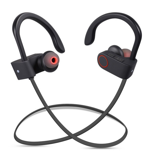 Bluetooth Headphones Wireless Sports Earphones w/ Mic IPX7 Waterproof HD Stereo Sweatproof In Ear Earbuds for Gym Running Workout 8 Hour