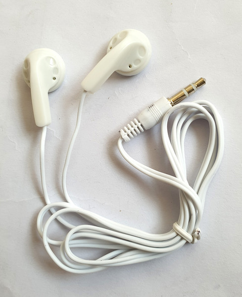 Wholesale Disposable earphones headphones low cost earbuds for Theatre Museum School library,hotel,hospital Gift free shipping