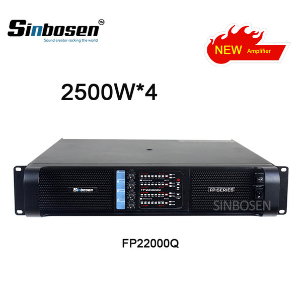 2018 new amplifier 2500W*4CH professional power amplifier fp22000q for line array speaker 4650w at 4 ohms bass amplifier