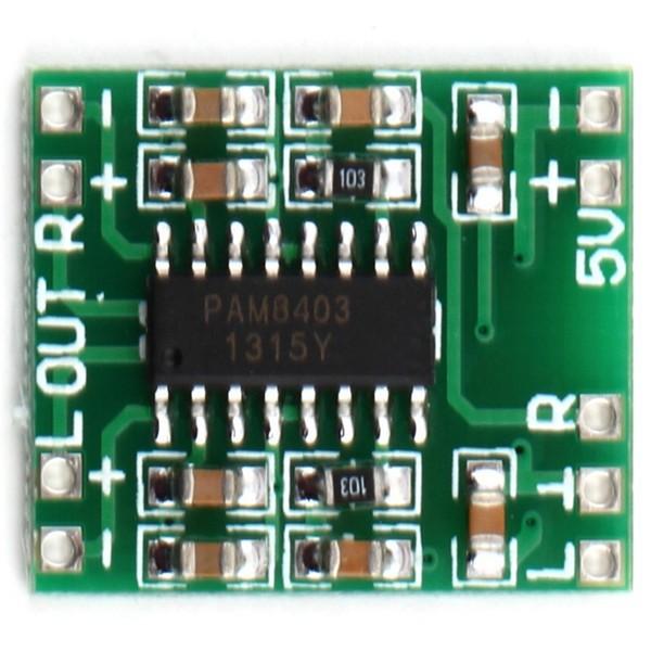 Channels 3W Digital Power PAM8403 Class D Audio Module Amplifier Board USB DC 5V Mini Class-D Digital Amplifier Board LCD