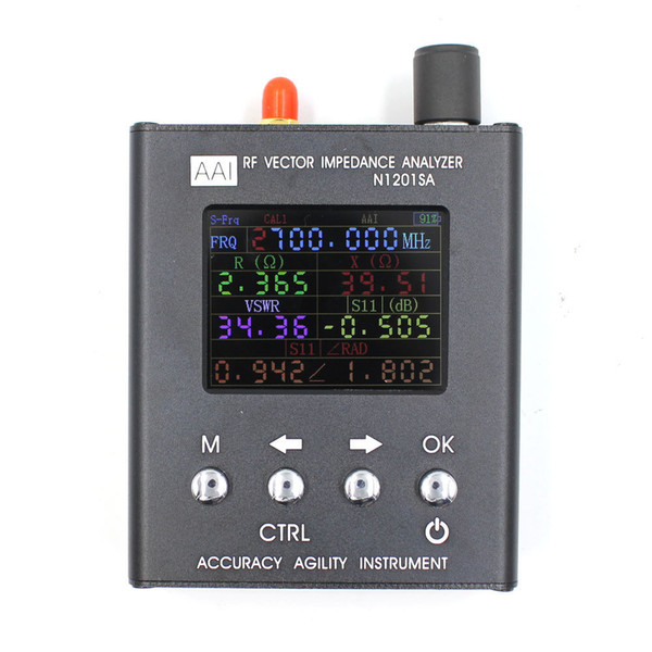 English verison N1201SA 140MHz-2.7GHz UV RF Vector Impedance ANT SWR Antenna Analyzer Meter Tester 140MHz - 2.7GHz